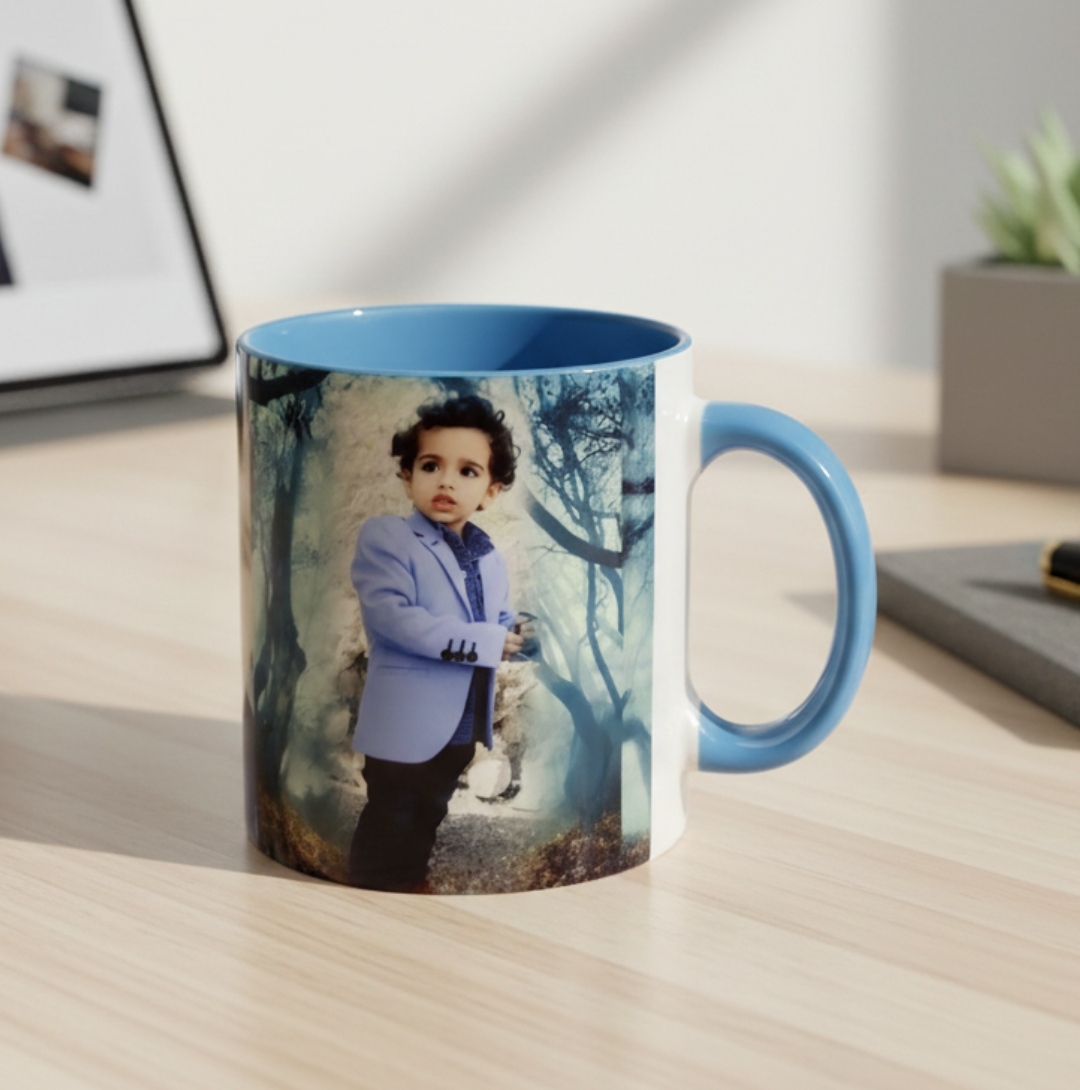 چاپ لیوان دسته ساده رنگی
