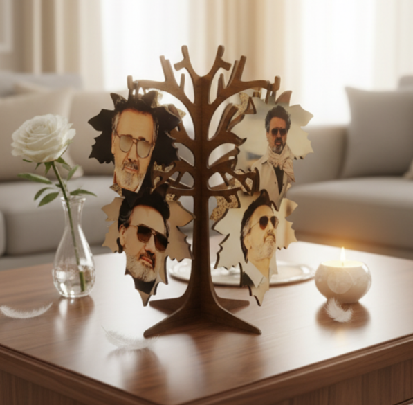 چاپ روی درختچه هشت برگ